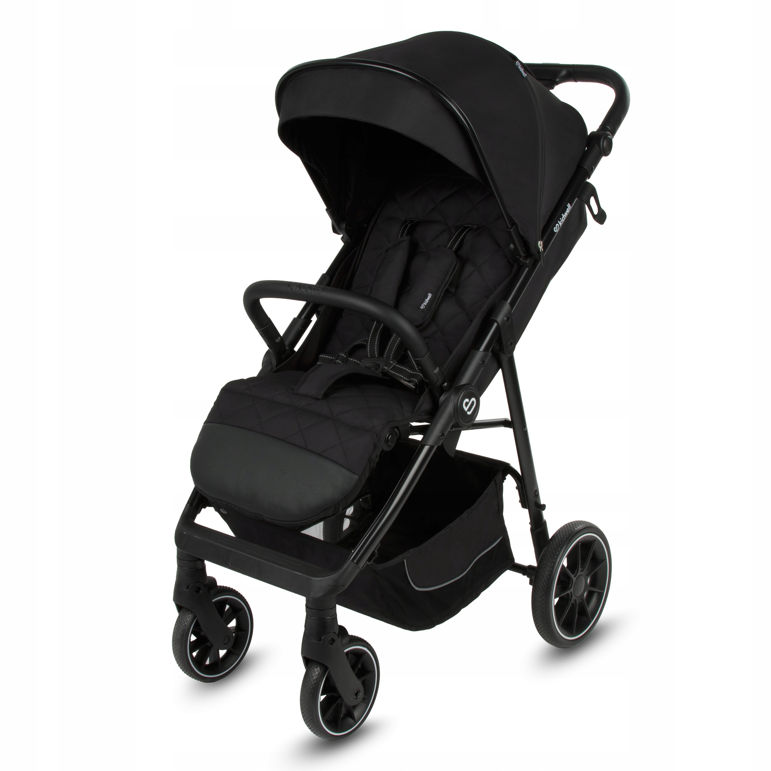Detail přední části sportovního kočárku Kidwell Enzo Black WOSPENZ01A0