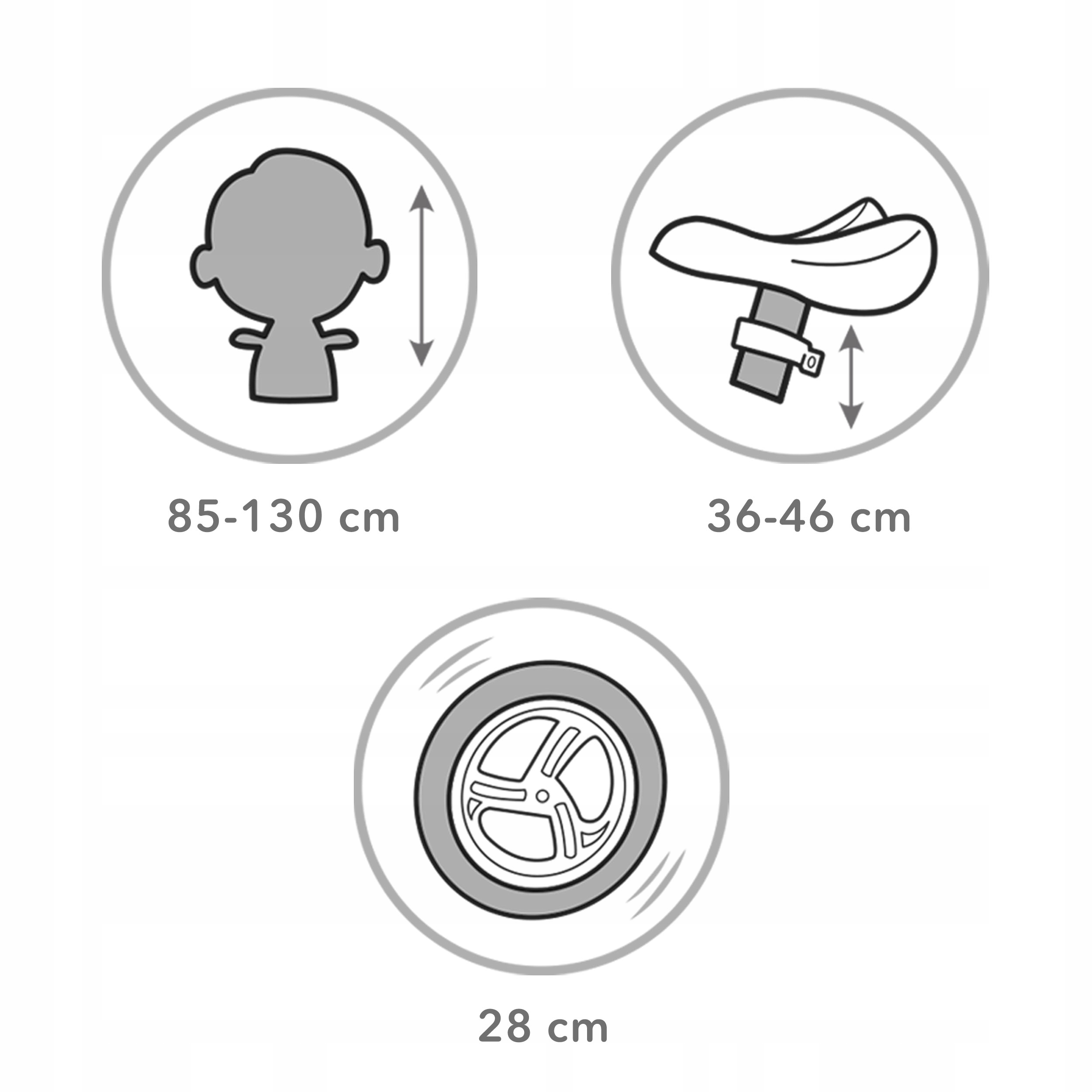 Nastavitelné odrážedlo Kidwell Jogo vhodné pro děti od 85 do 130 cm