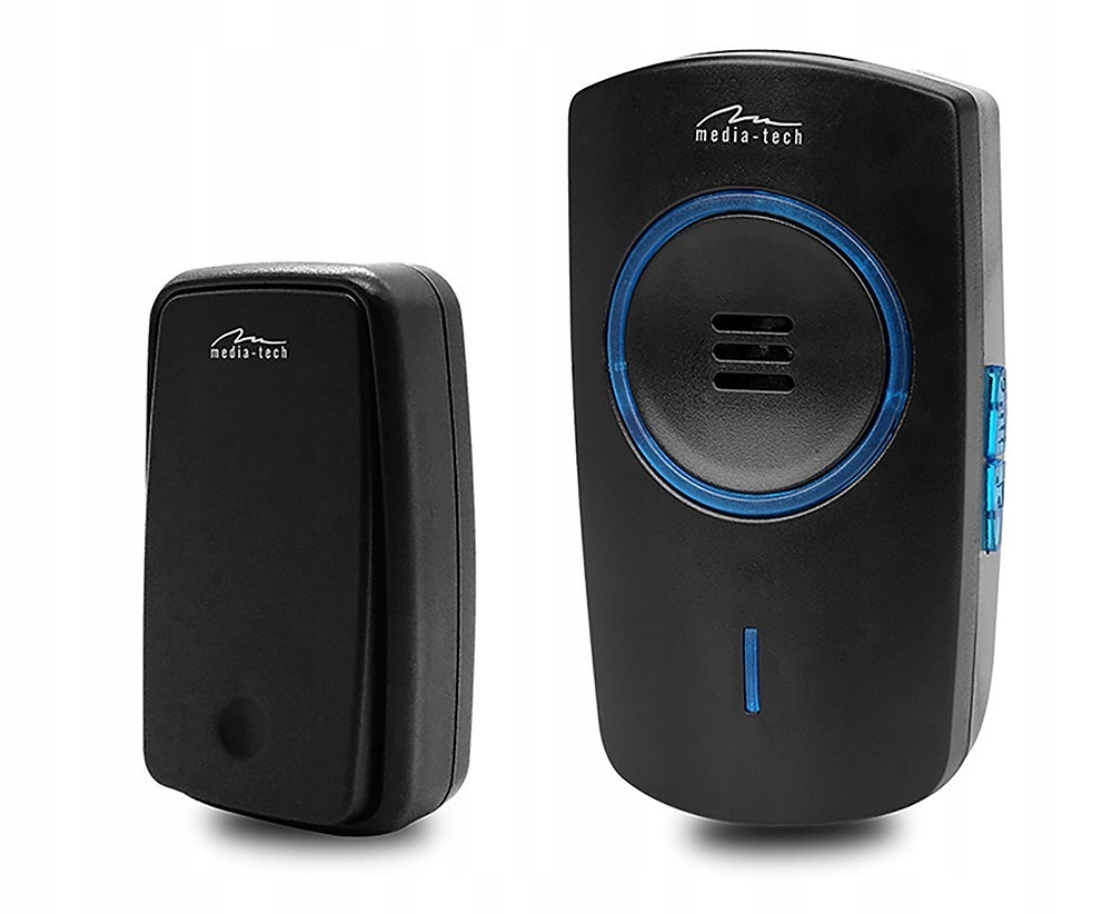 Bezdrátový kinetický zvonek Media-Tech Kinetik Doorbell MT5701 s venkovním tlačítkem