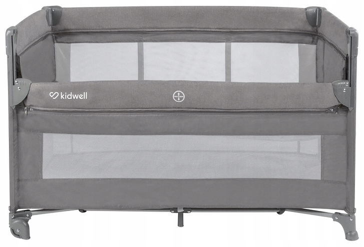 Cestovní postýlka Kidwell Blissy Lift v elegantním šedo-béžovém provedení