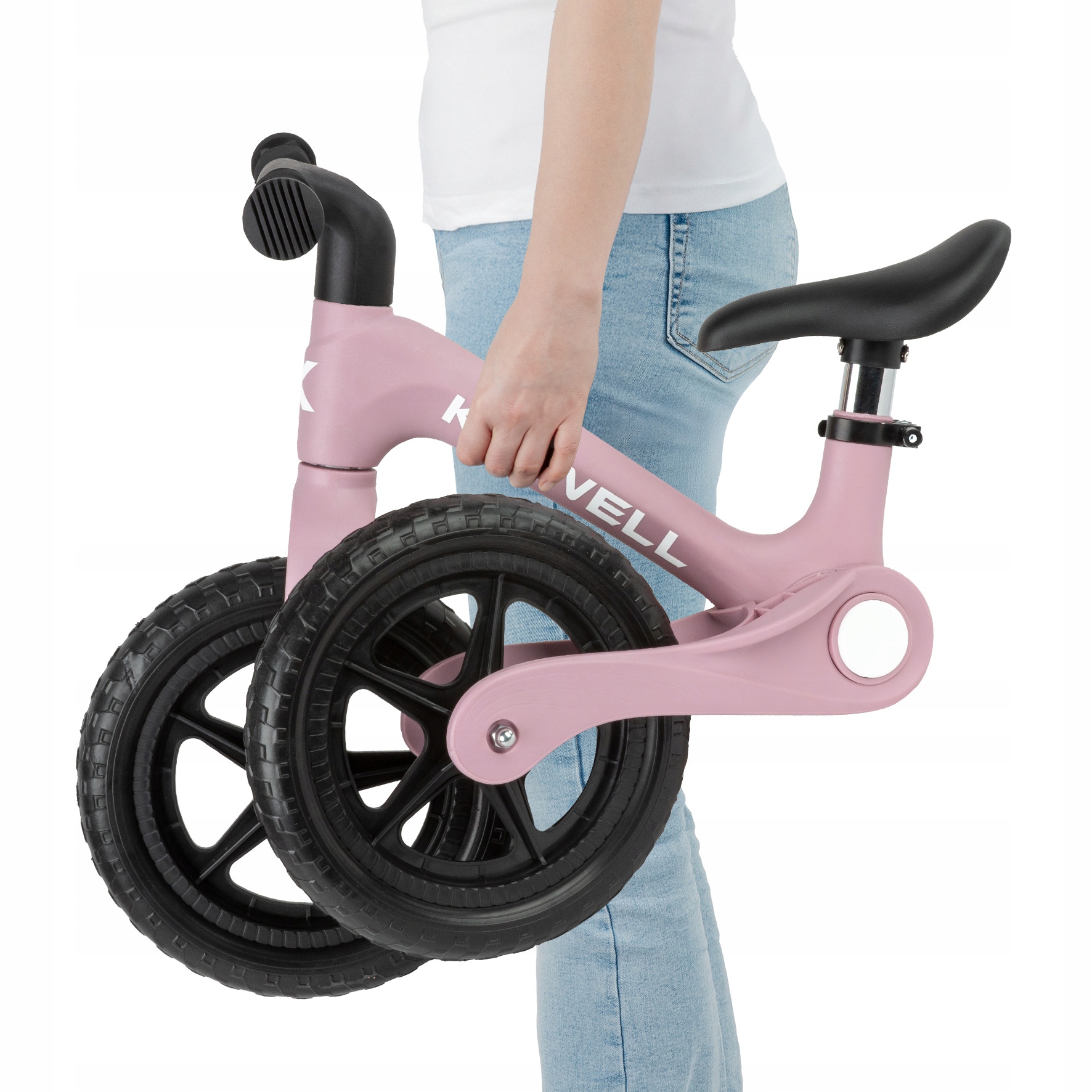 Nízká hmotnost 2,93 kg odrážedla Kidwell FLEX pro snadné přenášení v ruce