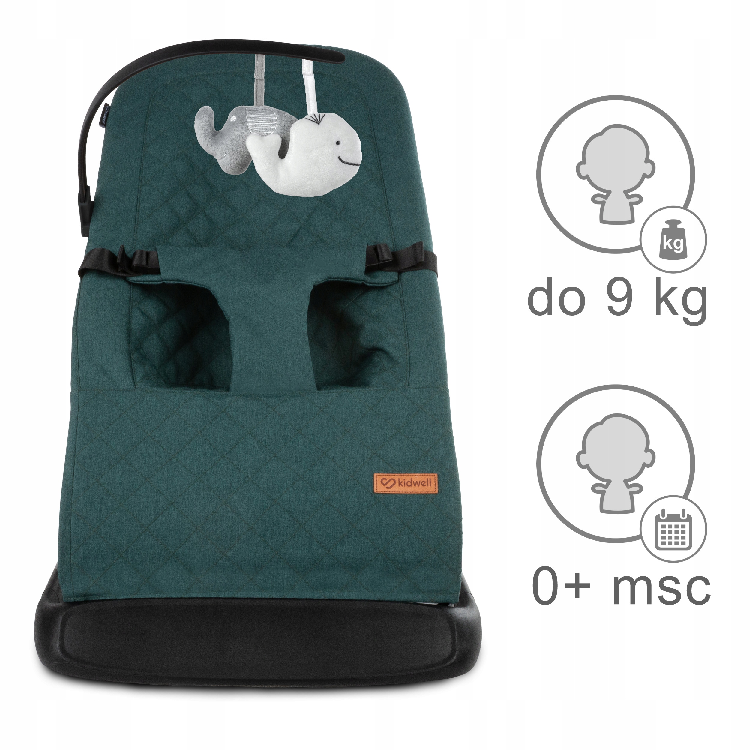 Stabilní kovová základna dětského lehátka Kidwell Laro