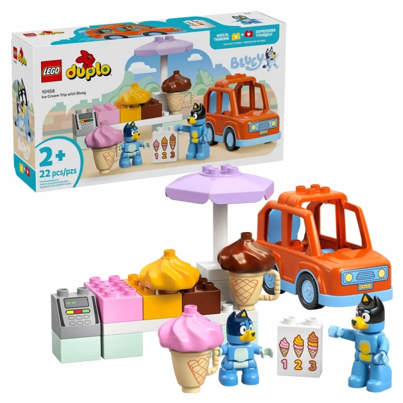 LEGO Duplo Výprava za zmrzlinou s Bluey kompletní stavebnice