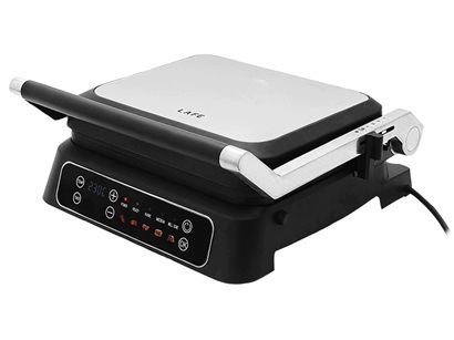 Elektrický gril GrillMaster Lafe 2000 W rozkládací - detail otevřených desek