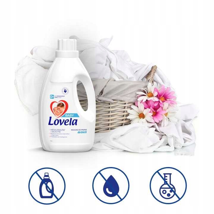 Lovela Baby hypoalergenní prací gel na bílé prádlo 50 praní 4,5L