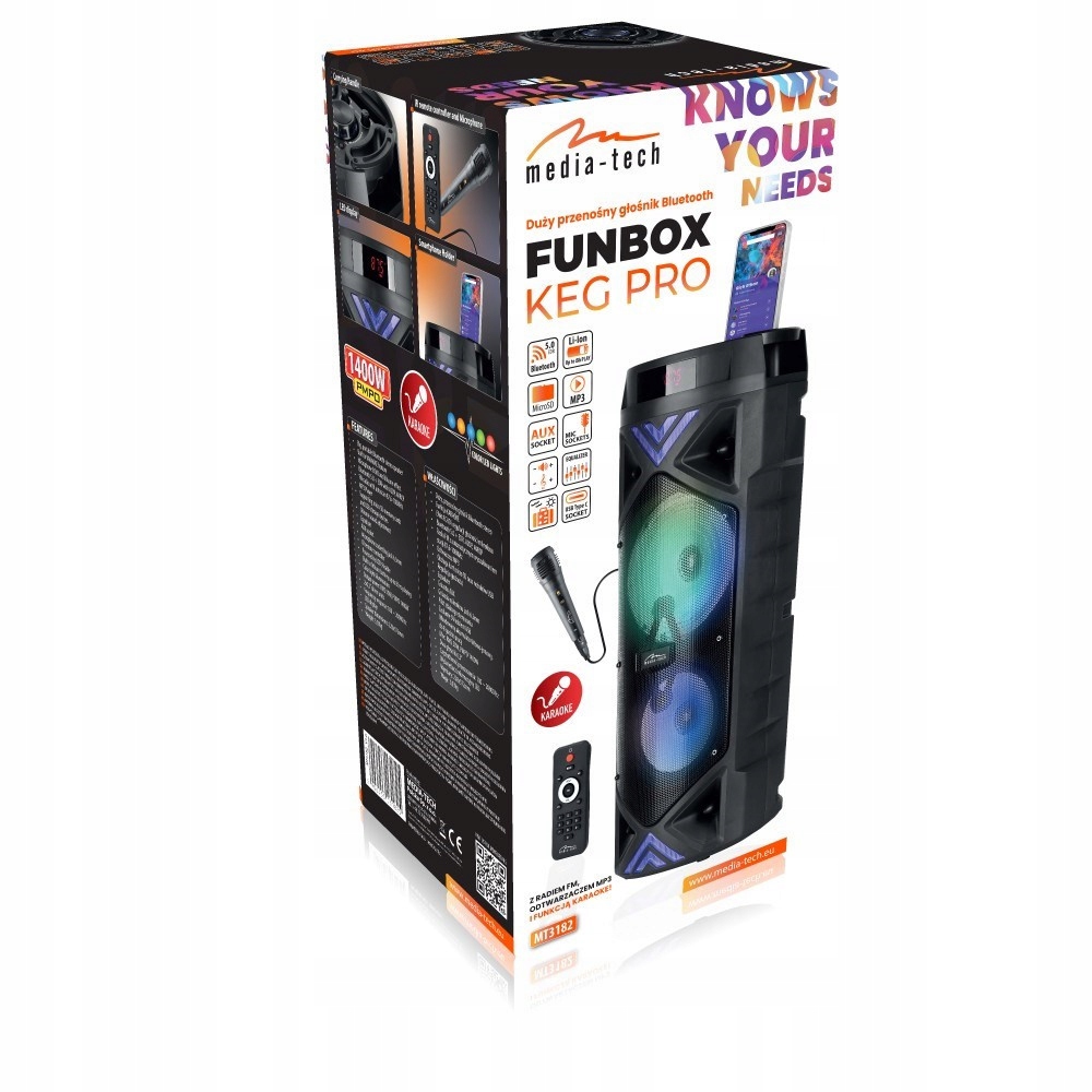 Čárový kód EAN produktu Media-Tech Funbox Keg Pro