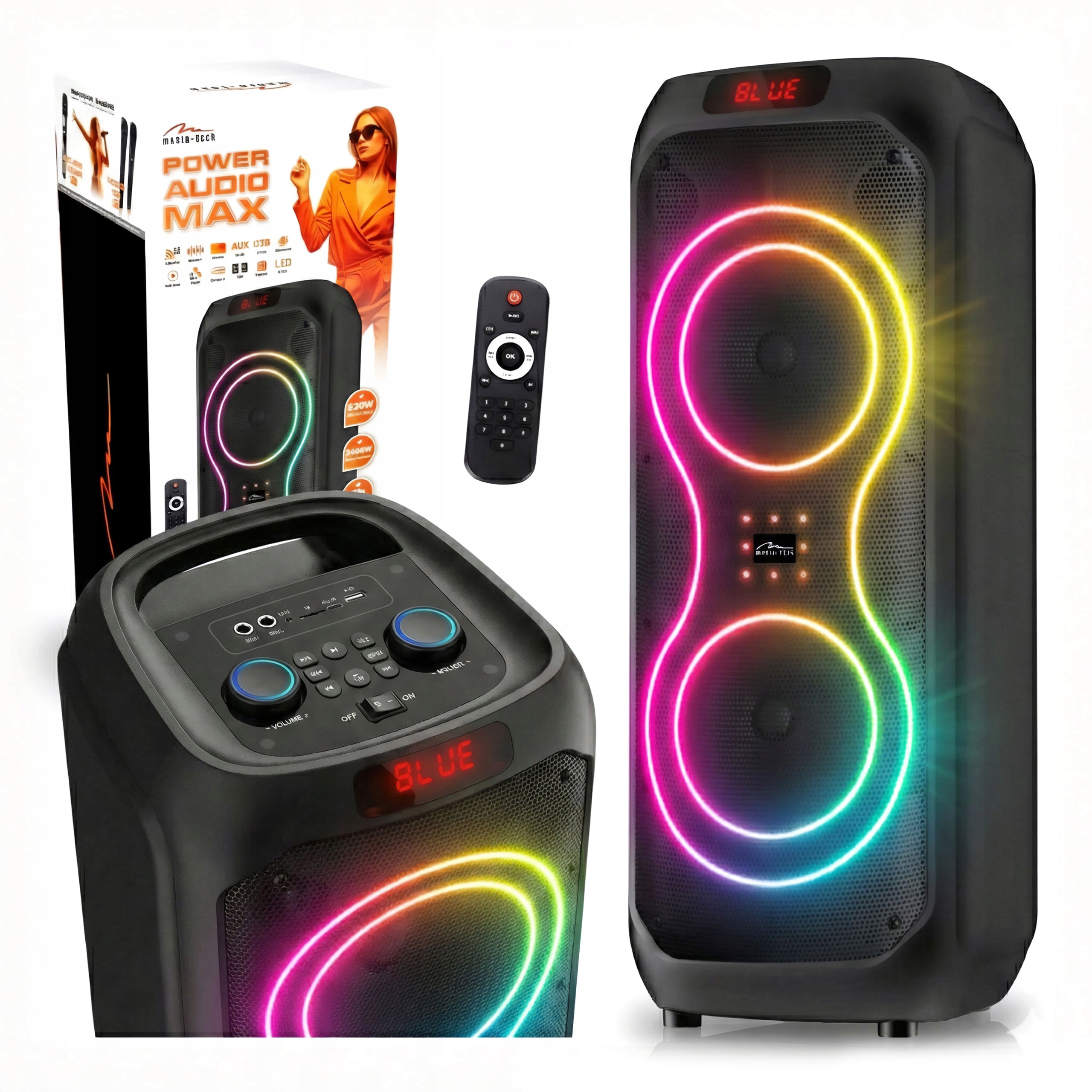 Přenosný párty reproduktor Media-Tech POWER AUDIO MAX MT3185