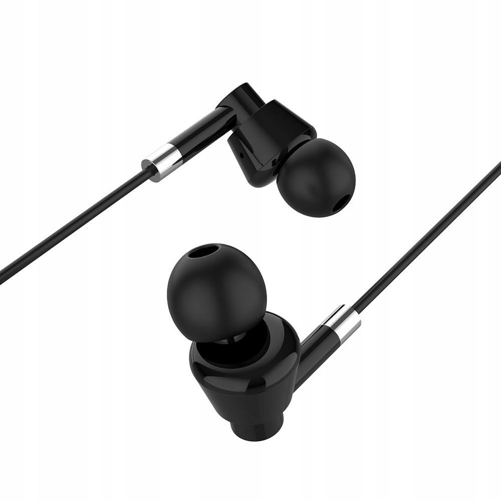 Drátová sluchátka do uší Media-Tech Earphones All USB-C MT3609K pohled zblízka