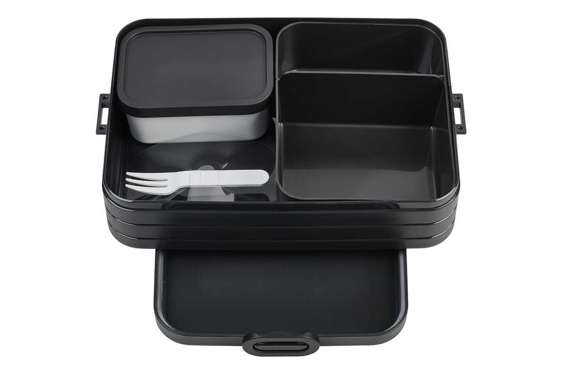 Velký černý obědový bento box Mepal Take a Break na sendviče a přílohy