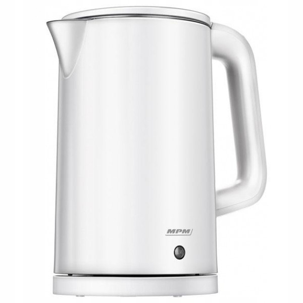 Bílá rychlovarná konvice MPM MCZ-105 s moderním designem