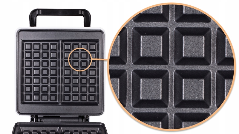 Přední panel vaflovače MPM MGO-13 s plynulou regulací teploty
