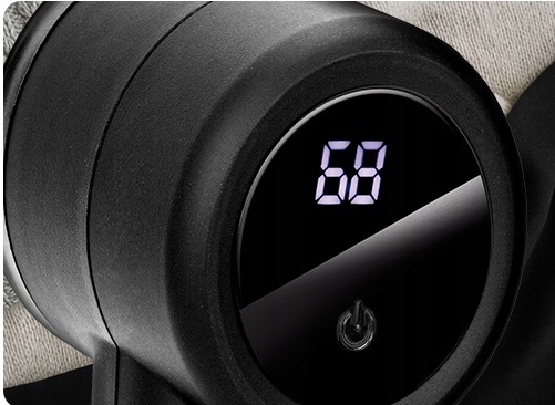 Detailní pohled na funkční LED displej odžmolkovače MPM