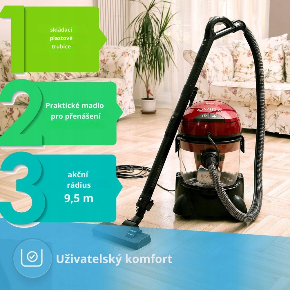 Víceúčelový vysavač na mokré čištění Vira MPM MOD-22 v originálním balení