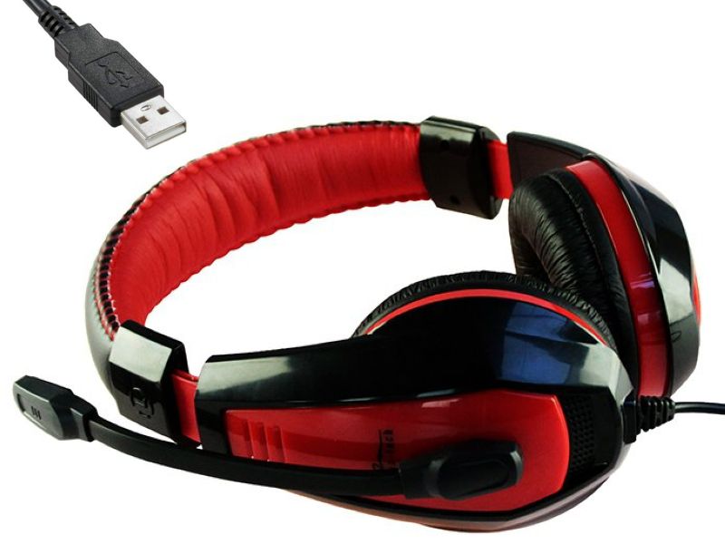 Boční pohled na sluchátka Media-Tech 3574 NEMESIS