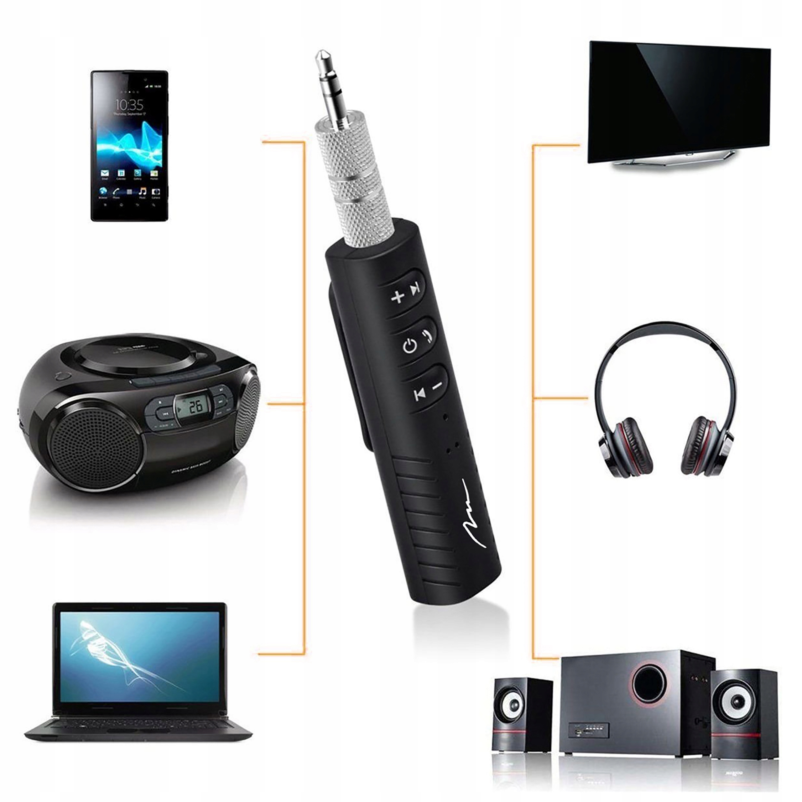 Bluetooth přijímač Media-Tech MT3588 - kód výrobce MT3588