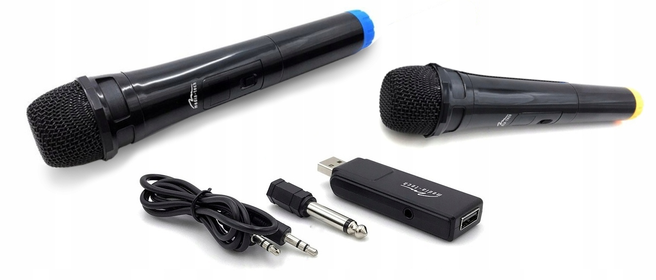 Sada dvou bezdrátových karaoke mikrofonů Media-Tech Accent PRO MT395