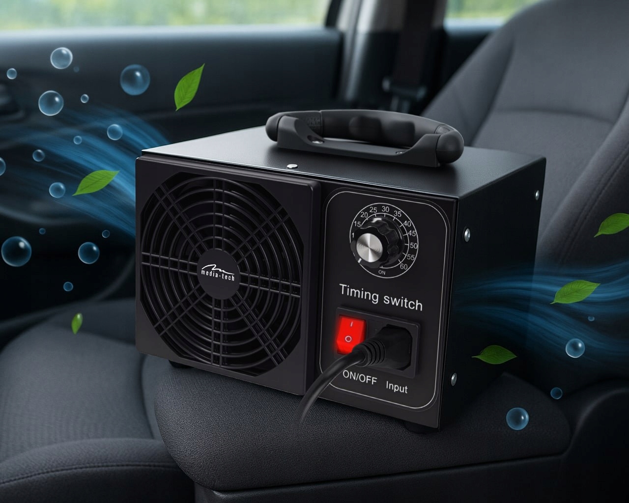 Media-Tech generátor ozonu pro dezinfekci a čištění vzduchu Ozone GE pohled na zařízení