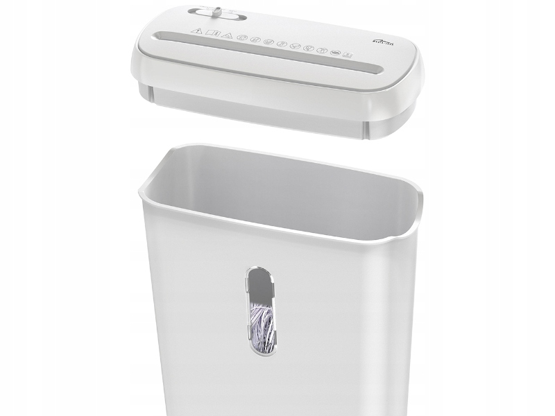 Pojemnost kosza 8 litrů - Niszczarka dokumentów Media-Tech White Shredder MT223