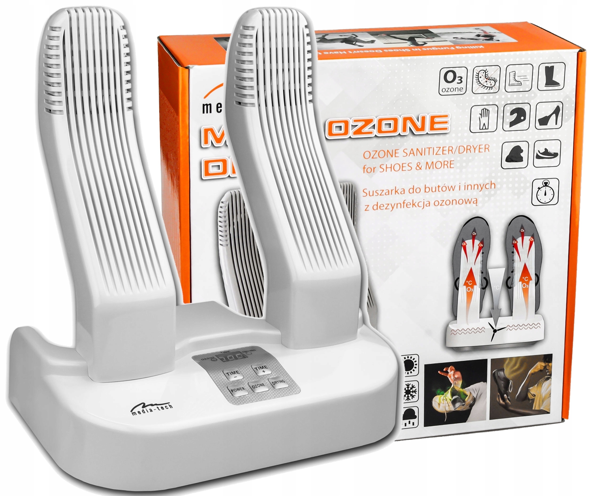 EAN GTIN 5906453165073 - Sušička bot s ozonizací, dezinfekce čepic rukavic 100 W
