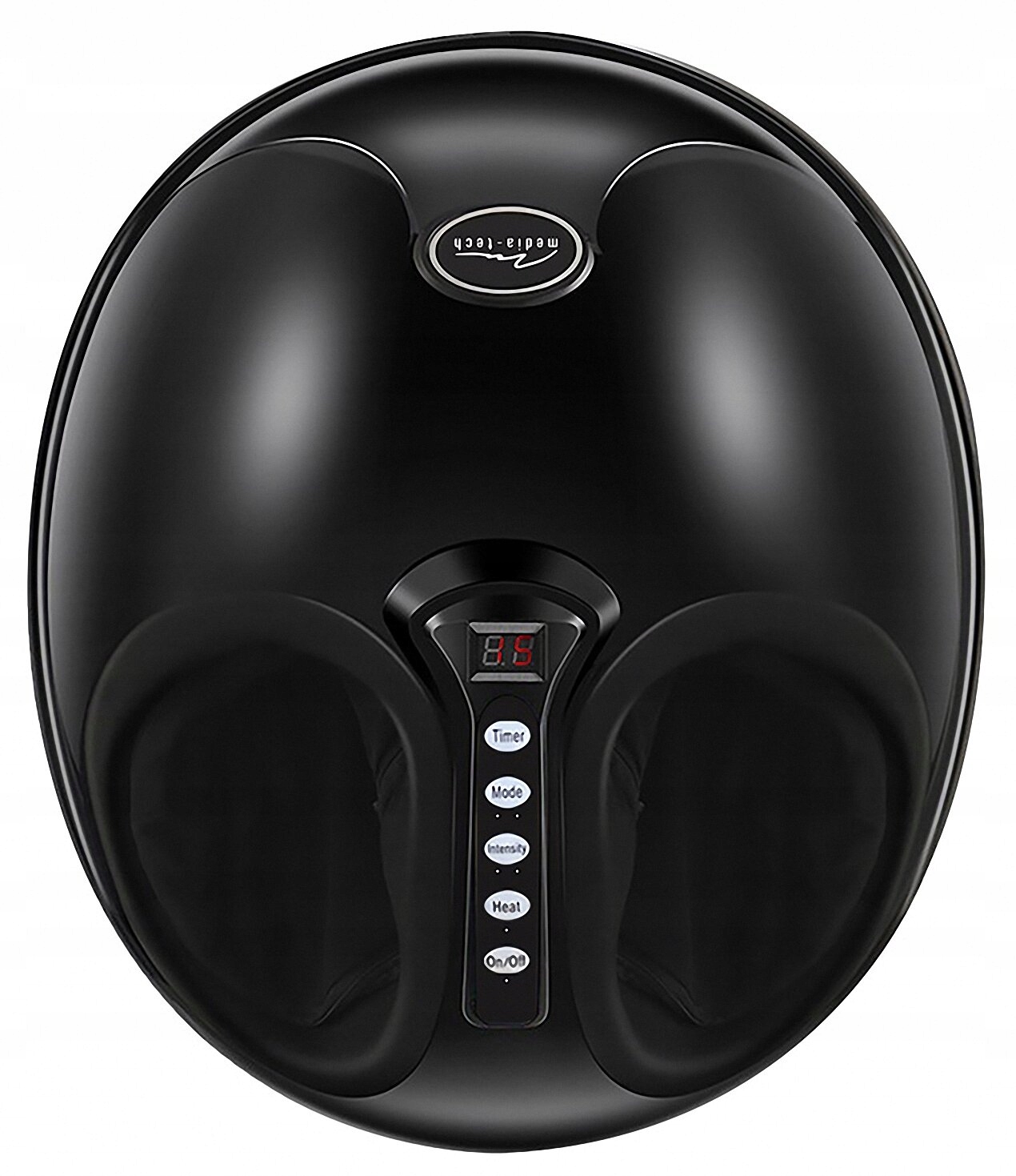 Masážní přístroj na nohy Media-Tech MT6522 Foot Massager Premium - černá barva a ovládací panel