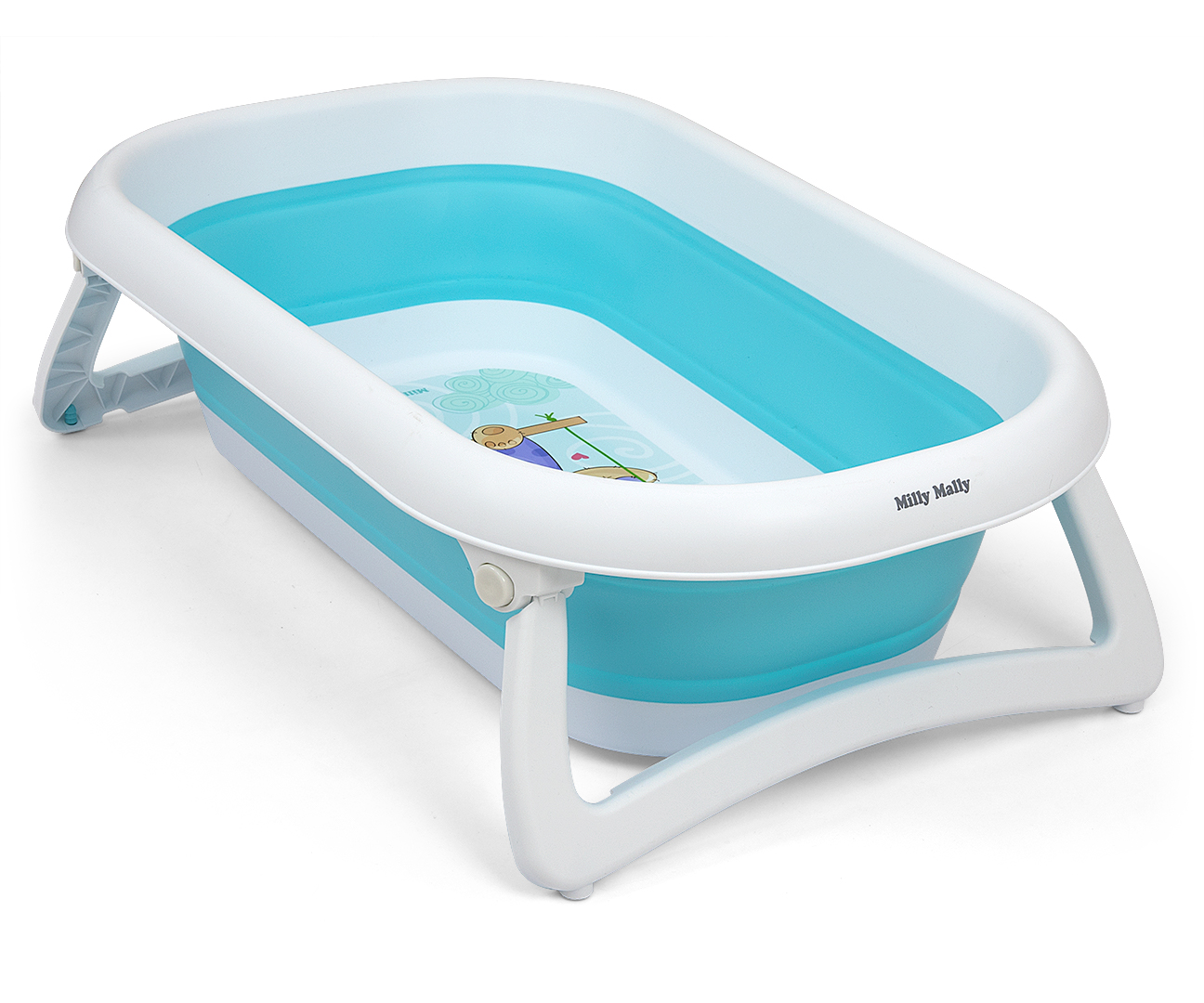 Milly Mally Skládací vanička Aqua Blue v rozloženém stavu