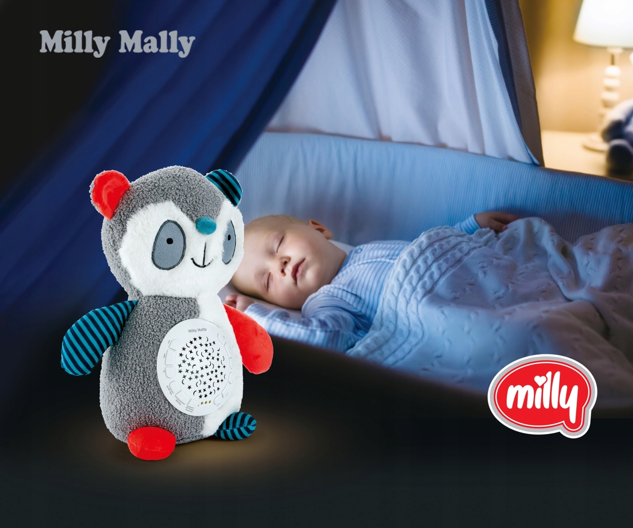 Kompaktní lehké provedení projektoru Milly Mally Panda
