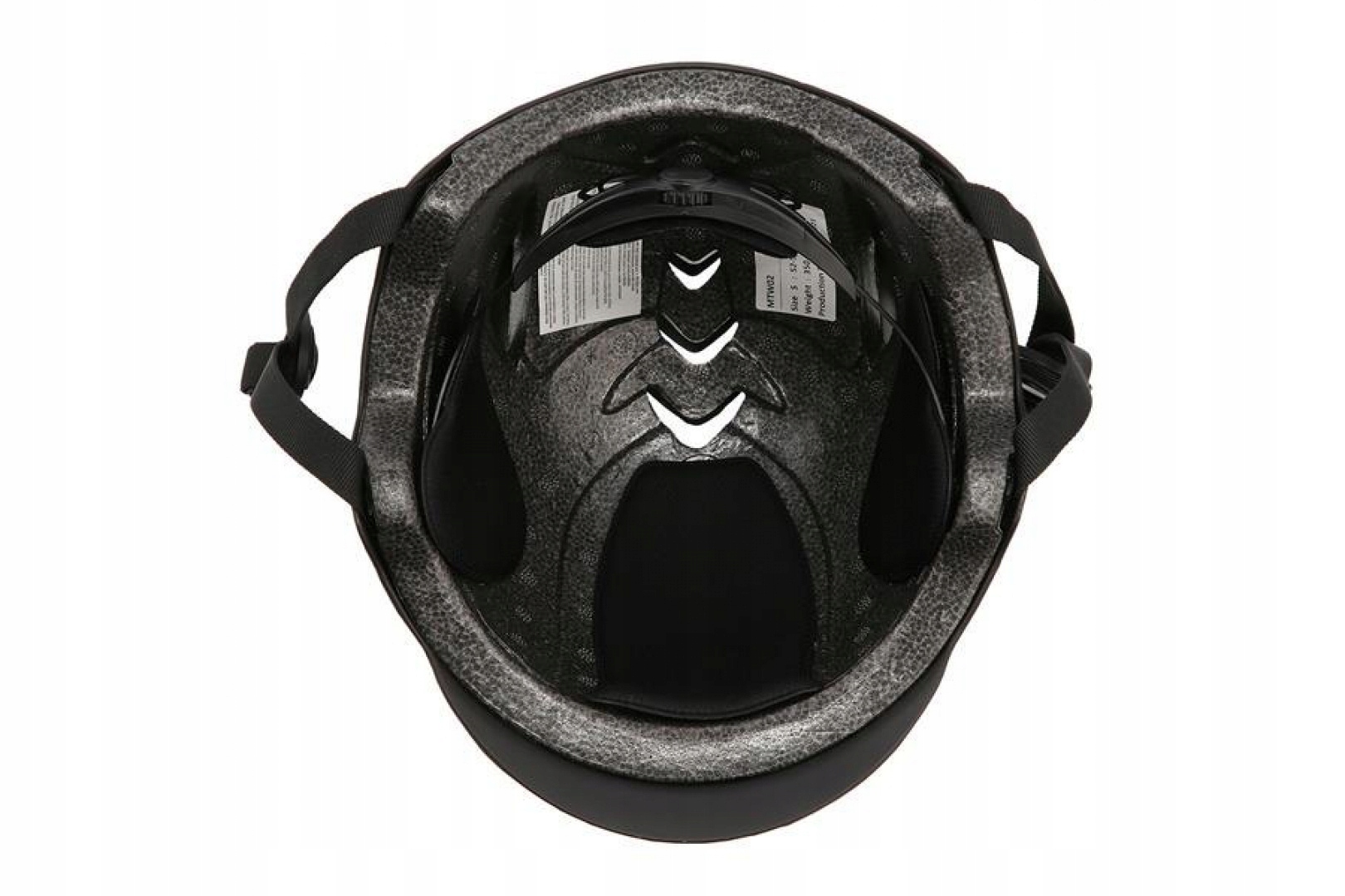Černá dětská helma NILS Extreme MTW02 vel. XS – detail černé barvy