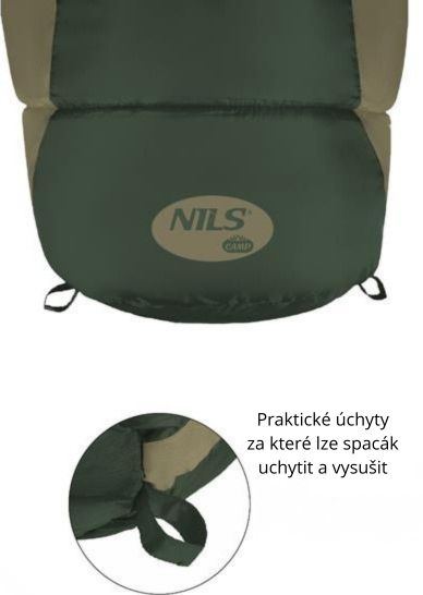 Rozměry a celková délka turistického spacáku Nils Camp NC2012