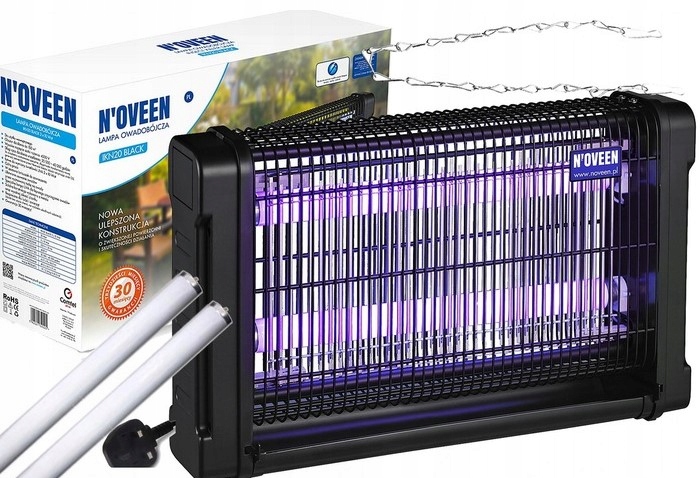Celkový pohled na profesionální insekticidní UV lampu N'oveen IKN40
