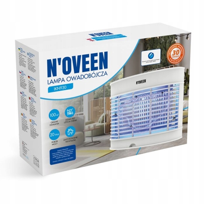 Lapač hmyzu N'OVEEN účinný proti komárům, mouchám a vosám