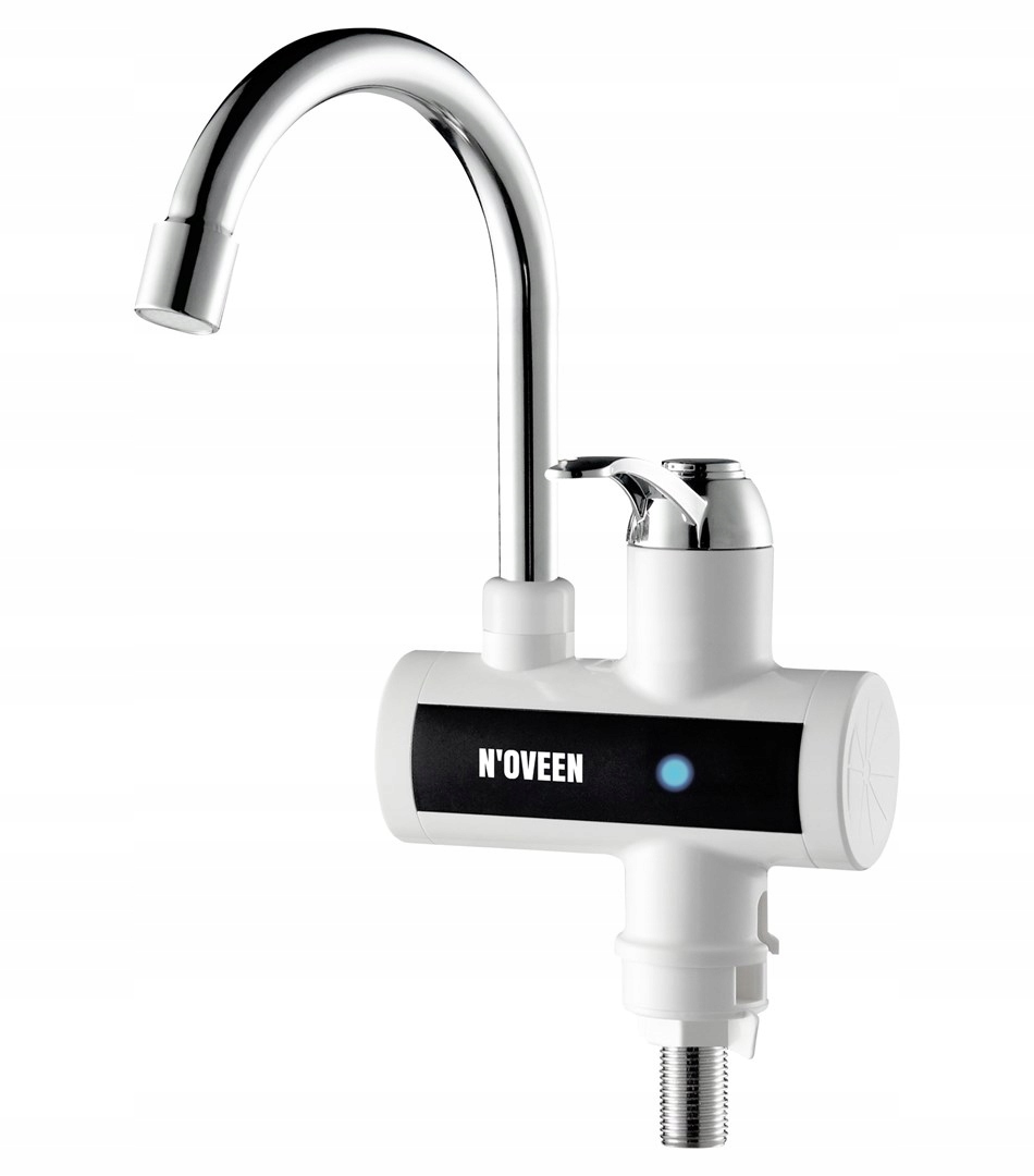 Detailní pohled na průtokový ohřívač vody N'oveen IWH160 v moderním provedení
