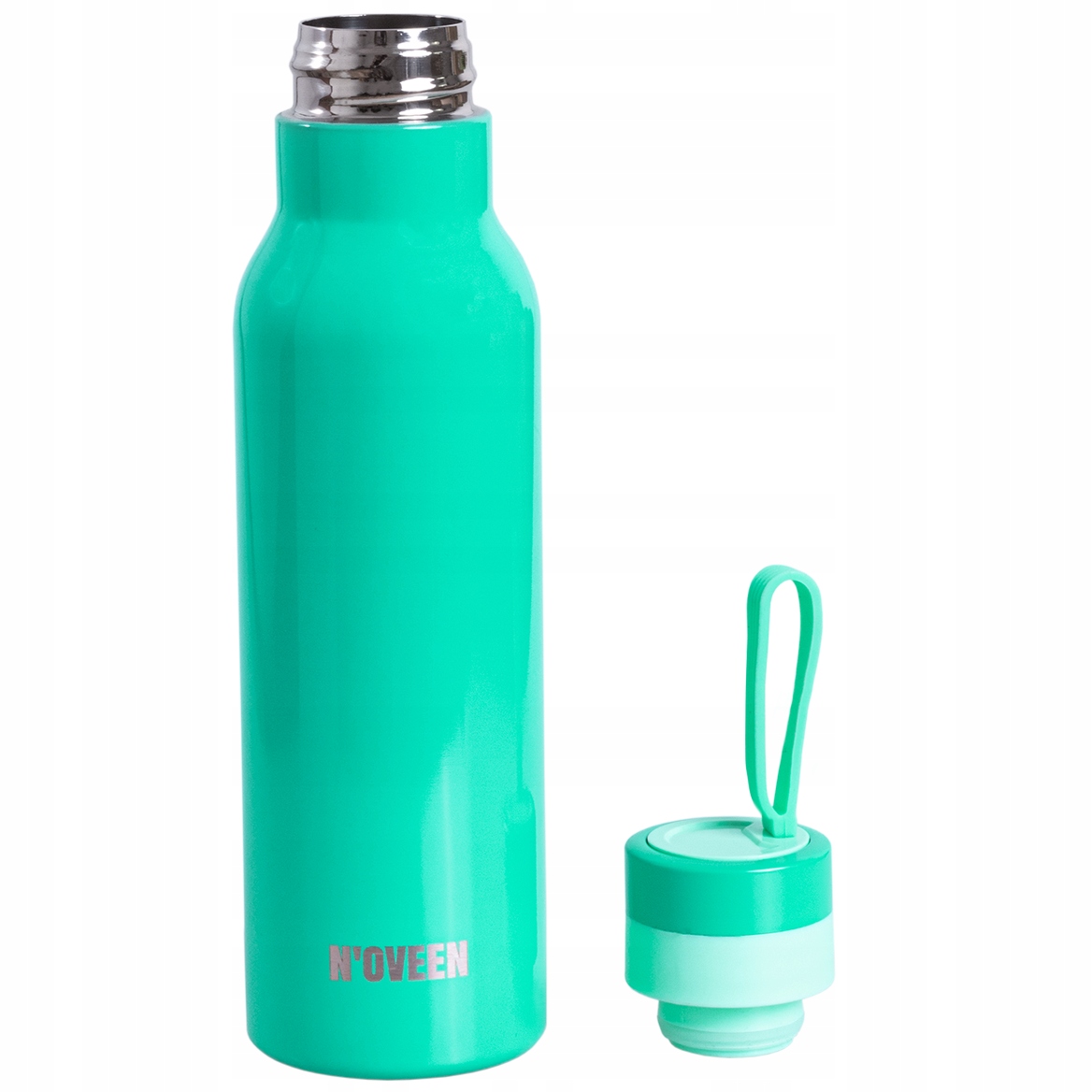 Pohled na termoláhev N'oveen TB 134 500 ml v zeleném provedení