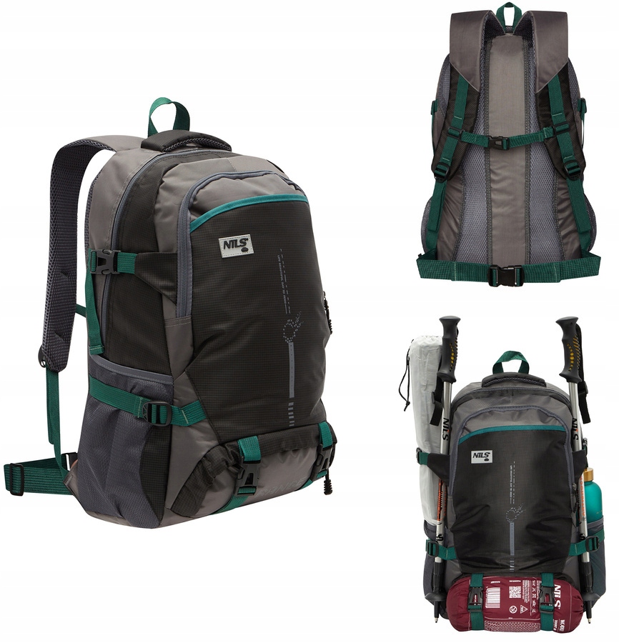 Batoh taktický vojenský turistický batoh NILS 45L NC1736 - detailní pohled na zpracování