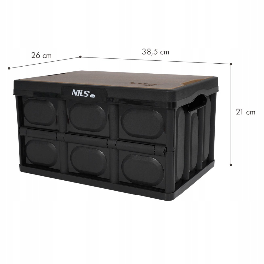 Skládací přepravní box Nils Camp NCB4005 - celkový pohled na značku a design