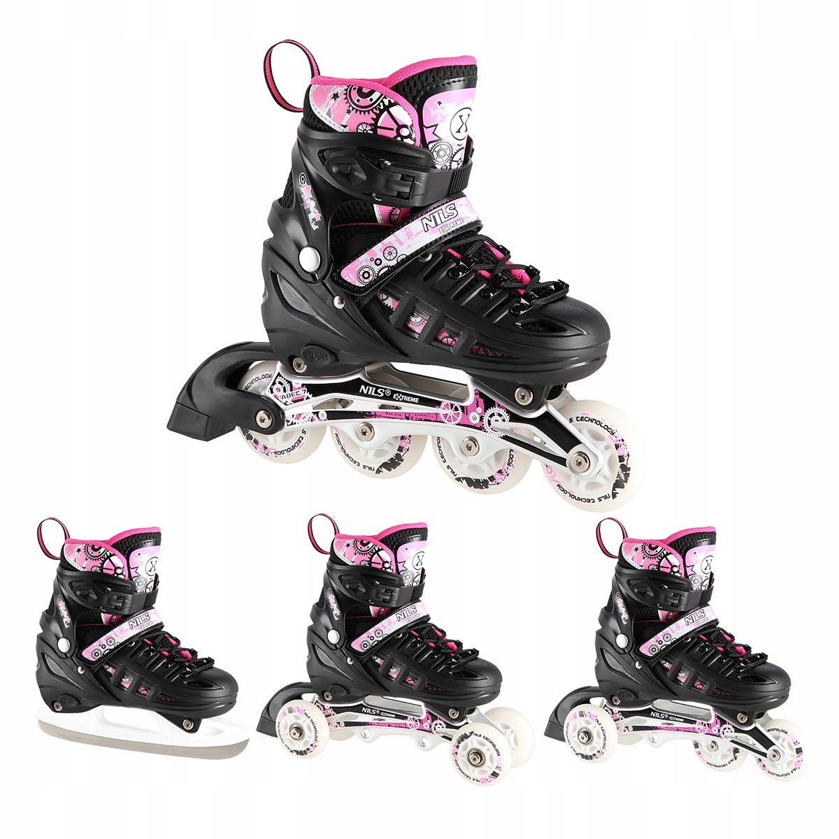 Set 4v1 Nils Extreme NH10905 – nastavení minimální délky vložky