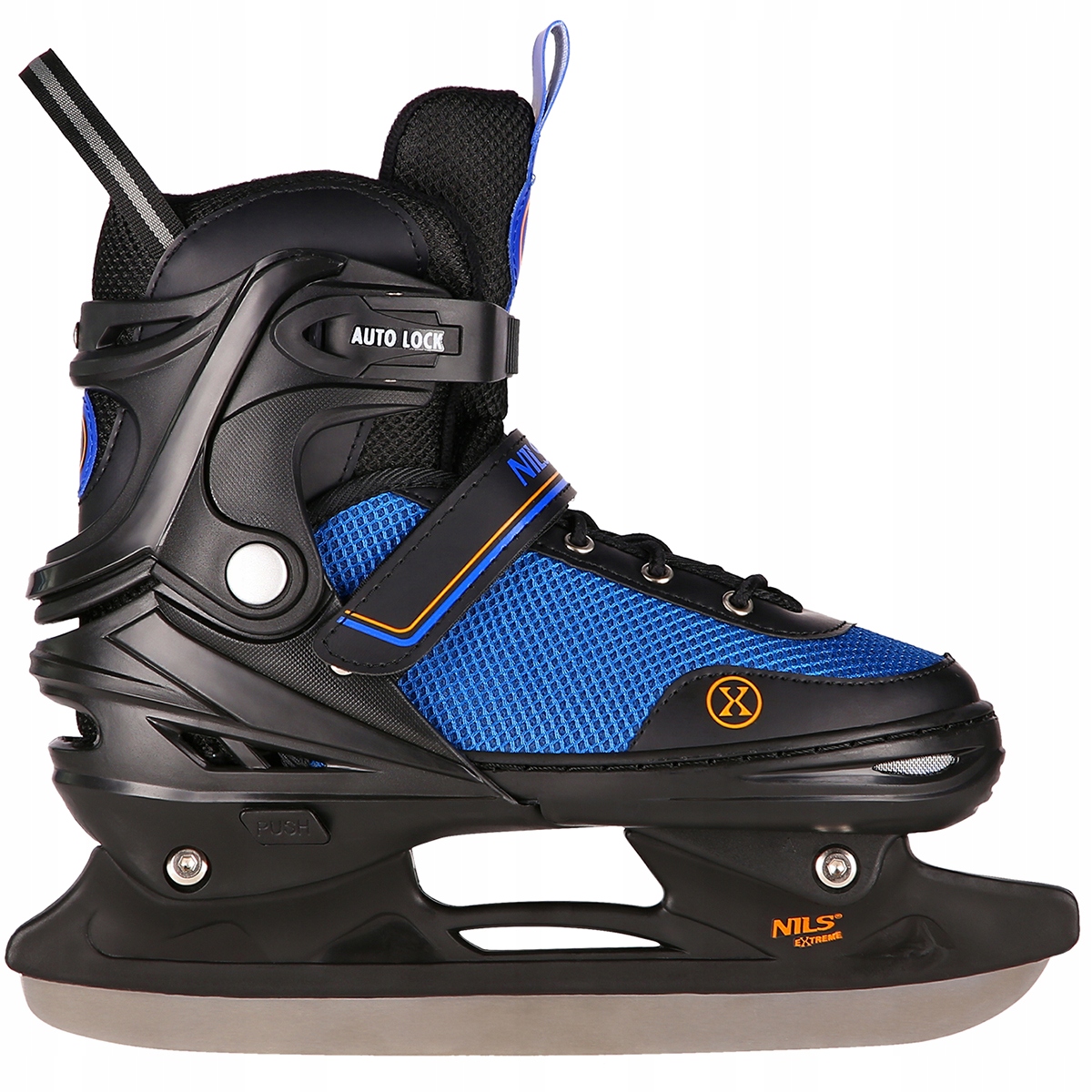 Brusle 2v1 Nils Extreme nastavitelné 39-43 PU 82A ABEC-7 - minimální délka vložky 26 cm