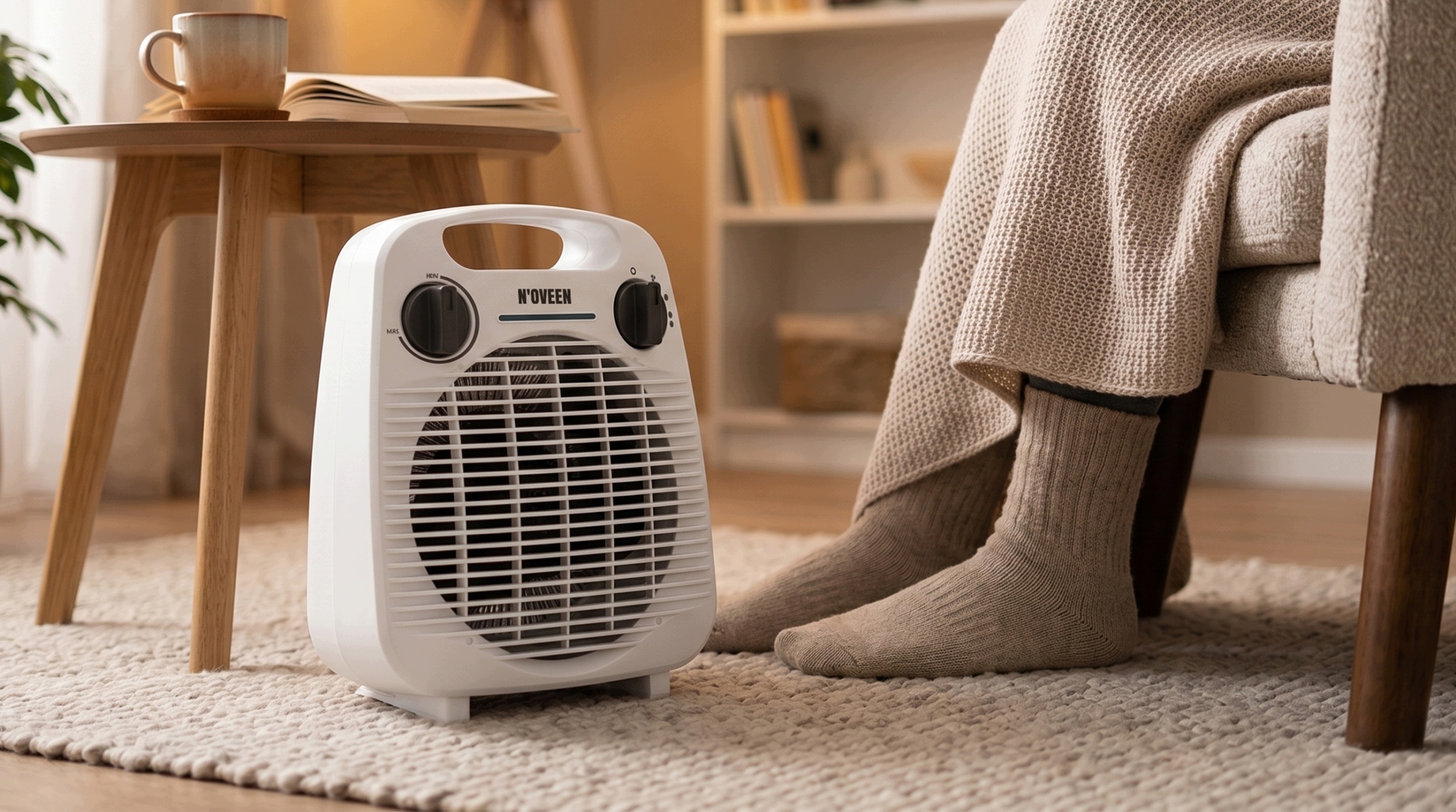 Kompaktní termoventilátor N'oveen FH08 s výkonem 2000 W