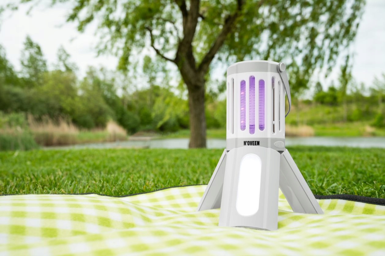 Bezdrátová kempingová LED insekticidní lampa N'oveen IKN833 2v1
