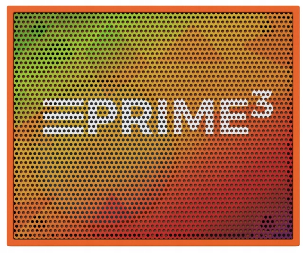 Přenosný reproduktor PRIME3 UP! ABT02OR oranžový 2 W - pohled zepředu