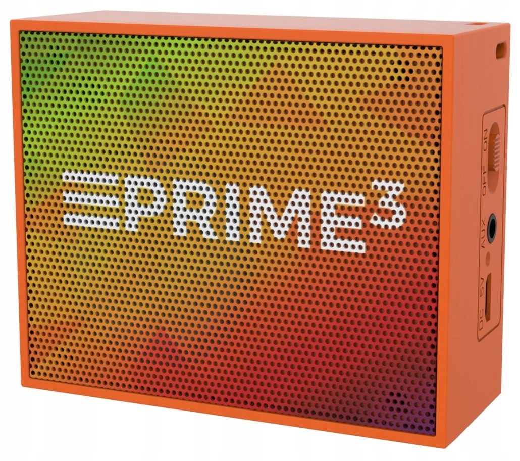 Přenosný reproduktor PRIME3 UP! ABT02OR oranžový 2 W - boční detail