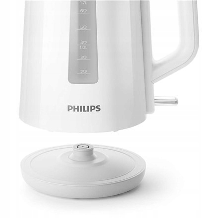Ukazatel hladiny vody na boku rychlovarné konvice Philips