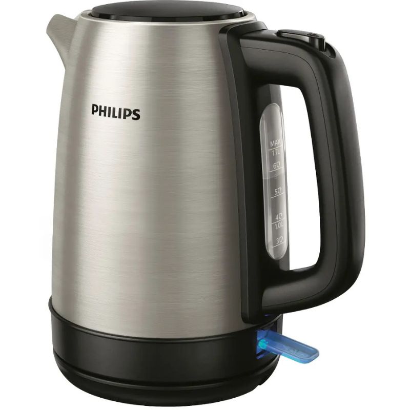Celokovová rychlovarná konvice Philips HD9350/90 v moderním nerezovém designu