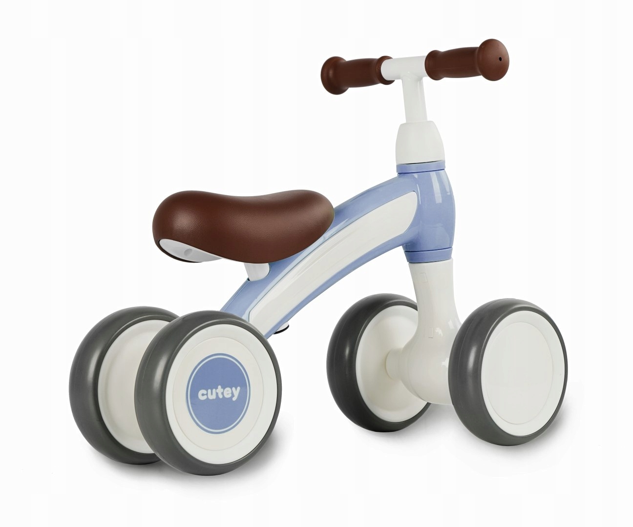 Detail lehké konstrukce dětského odrážedla QPlay Cutey Retro Blue