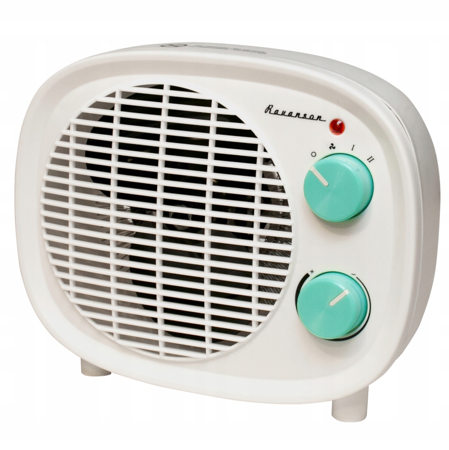 Termoventilátor Ravanson FH-2000RW 2000W v retro bílém provedení