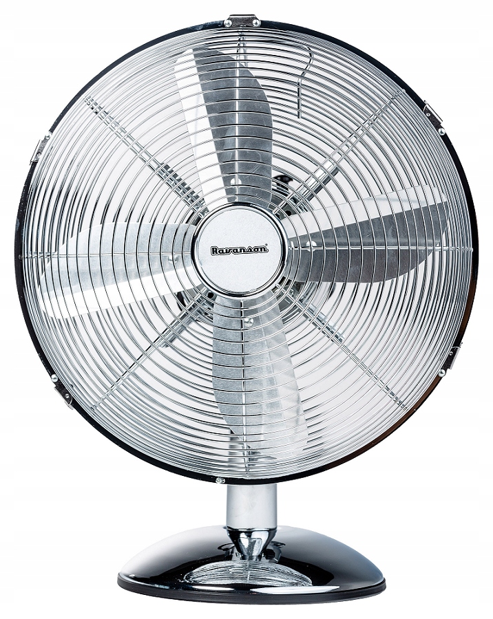 Celokovový stolní ventilátor Ravanson WT-7033N INOX v nerezovém provedení