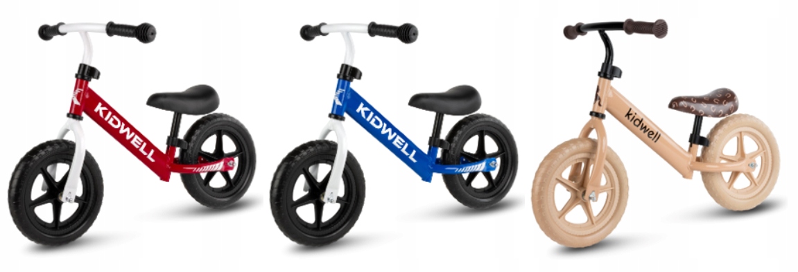 Lehké červené odrážedlo Kidwell REBEL Red pro děti od 2 let