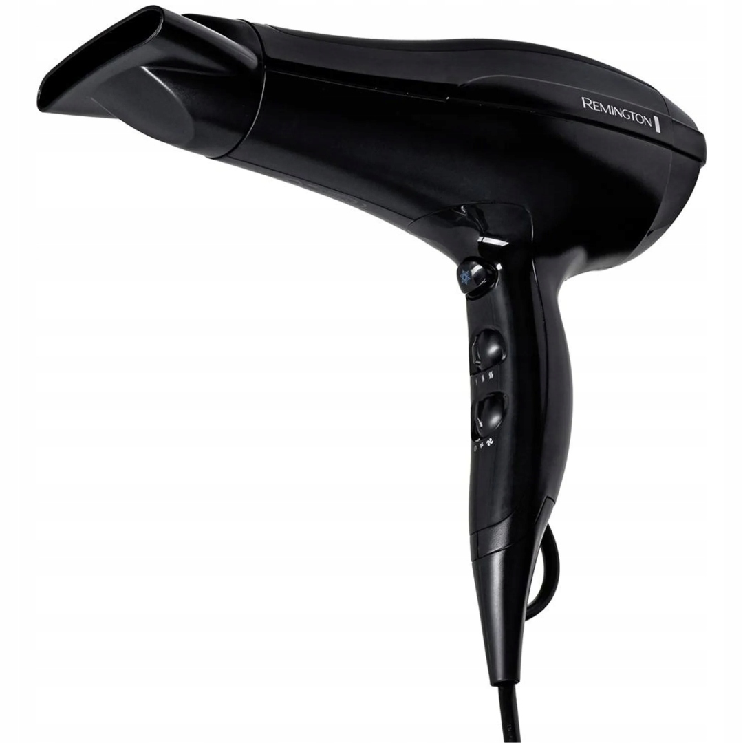 Detail fénu Remington Pro-Air s ovládacími prvky výkonu a teploty
