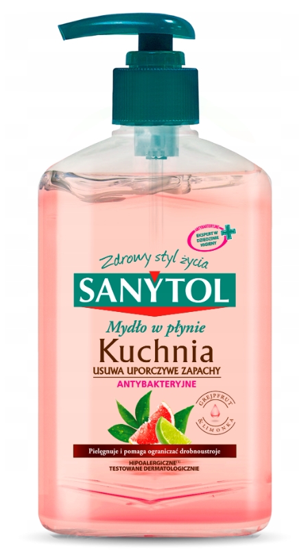 SANYTOL antibakteriální tekuté mýdlo pro kuchyňské použití s pumpičkou