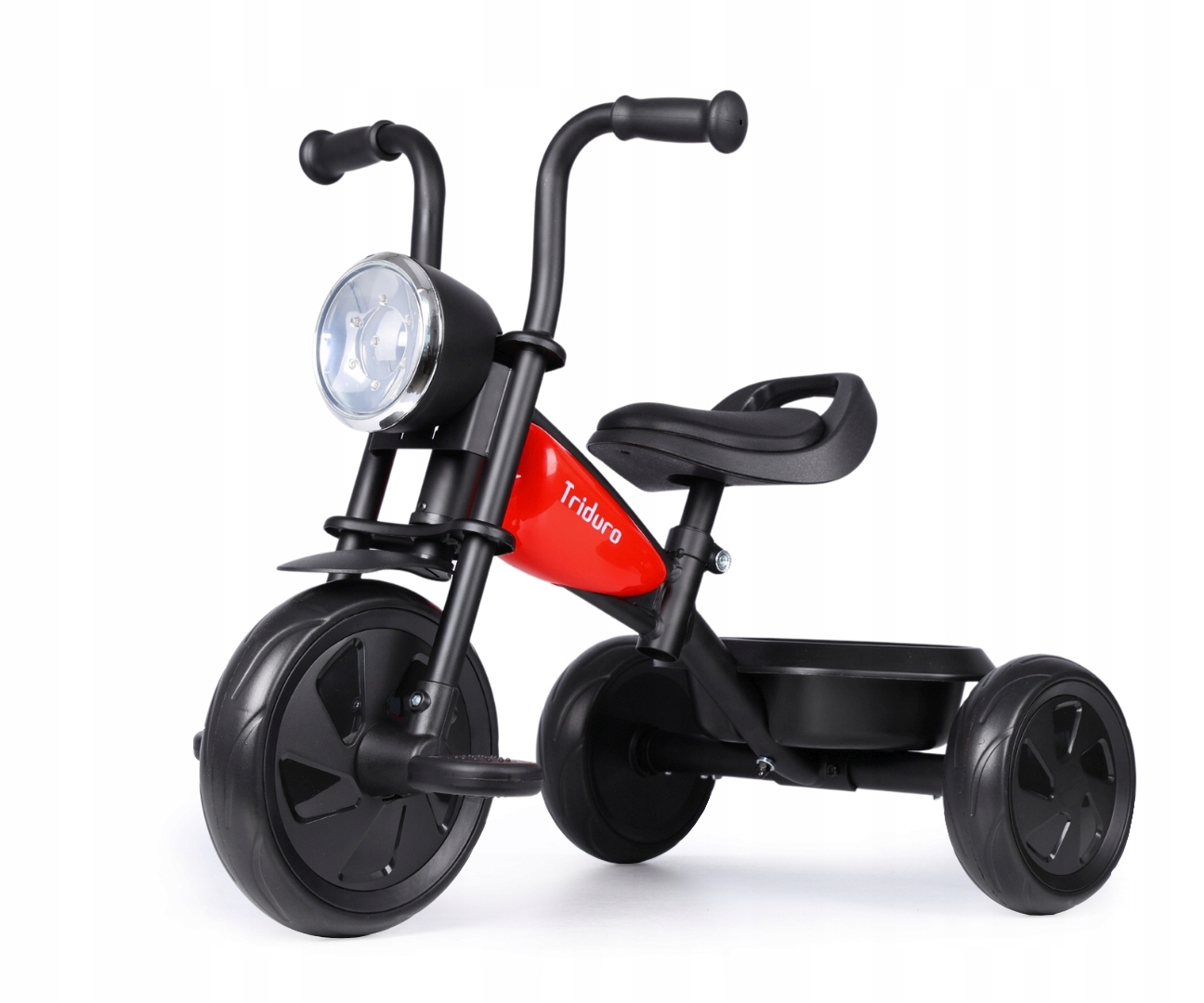 Dětská tříkolka s motocyklovým designem Qplay Triduro Red