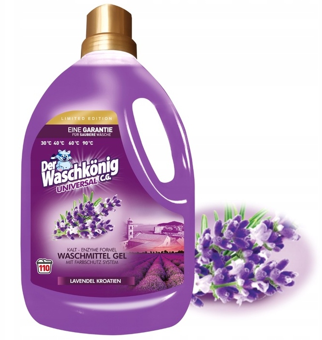 Der Waschkönig univerzální LAVENDEL KROATIEN prací gel 110 praní 3,305 L